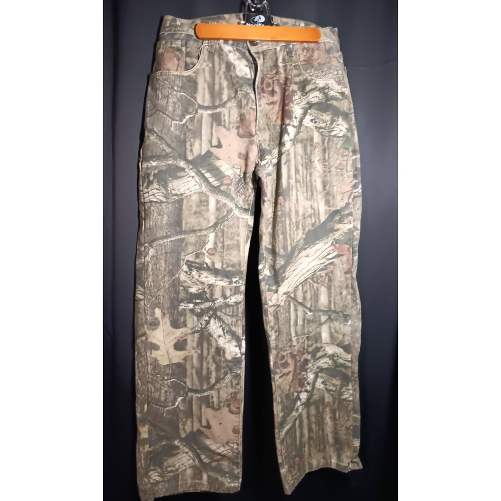 Mossy Oak Infinity Camo Pants Mens 34/30 Camouflage Jeans Retro Hunting